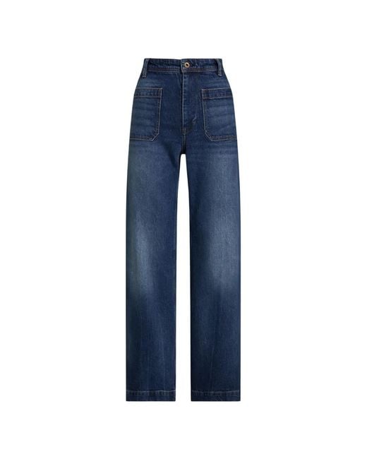 Polo Ralph Lauren Blue Patch-Pocket Jeans
