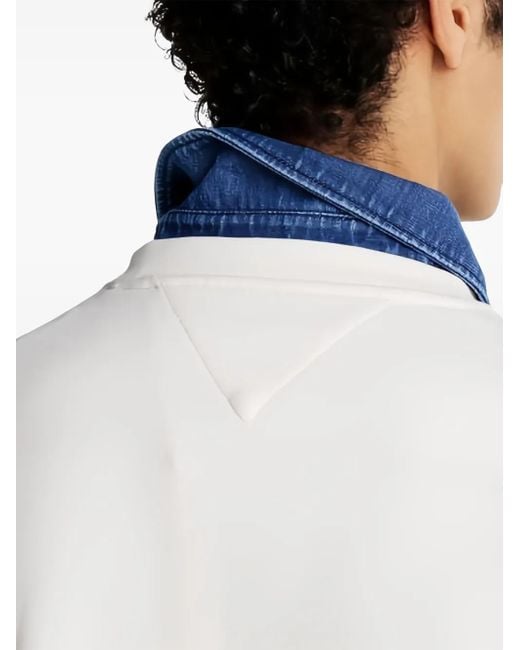 Tommy Hilfiger White Flags-Print Sweatshirt for men