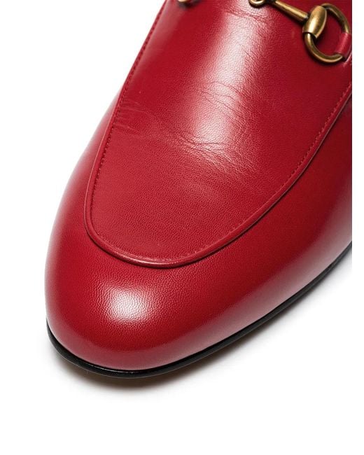 Gucci Pink Princetown Horsebit Mules