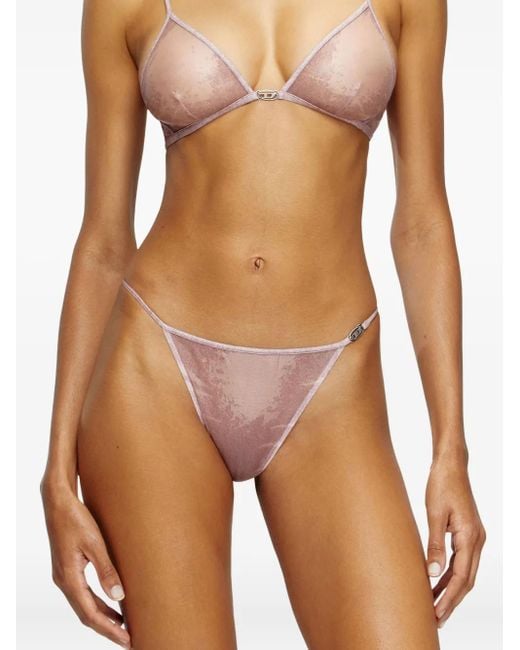 DIESEL Pink Punchy Bikini Bottoms