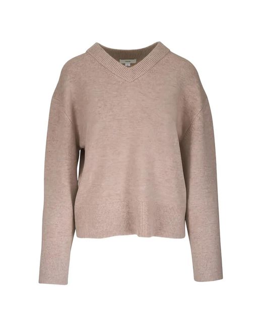 Vince Natural V-Neck Sweater