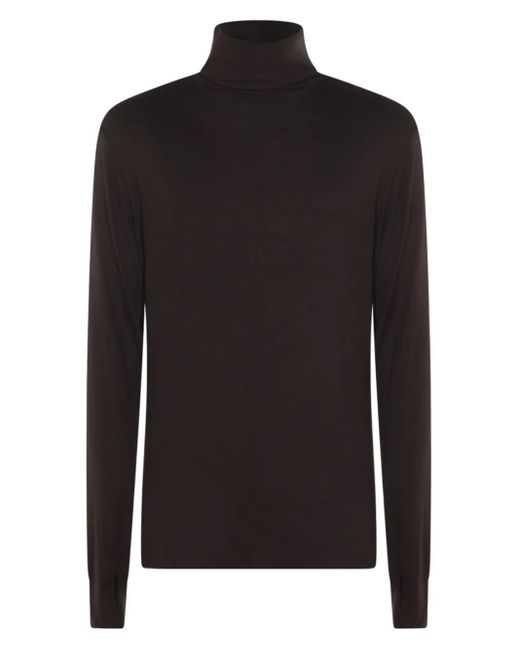 Pull À Col Montant Thom Krom pour homme en coloris Black