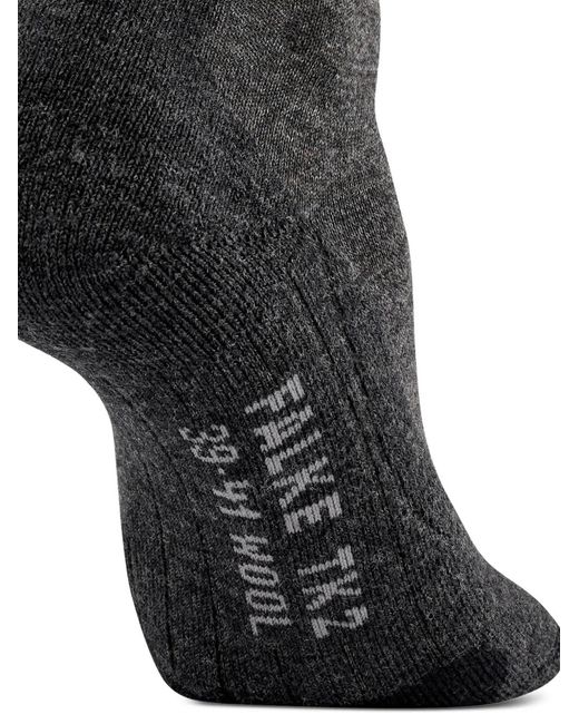 Falke Black Logo-Detail Crew Socks