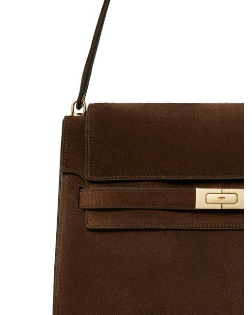 Tory Burch Brown Lee Radziwill Schultertasche