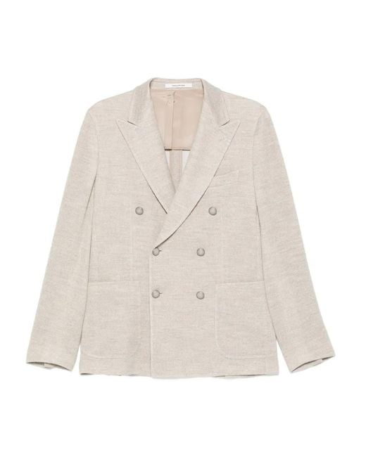 Tagliatore White 'Montecarlo' Blazer for men