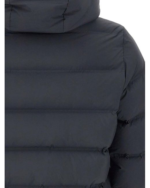 Rrd Blue Hooded Quilted Jacket for men