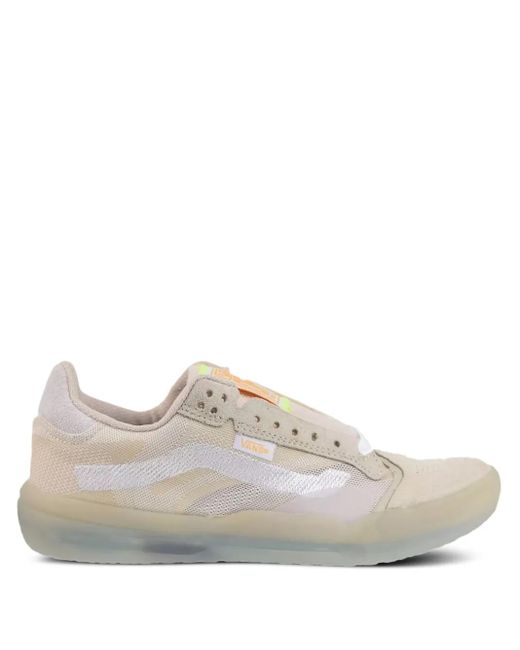 Vans White Evdnt Ultimate Waffle "Sand" Sneakers for men