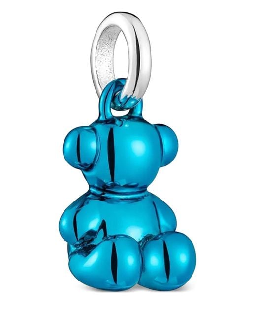 Colgante con logo Tous de color Blue