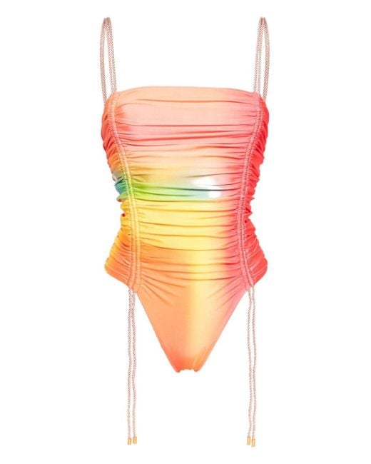 Baobab Collection Pink Ancla Gradient-effect Swimsuit