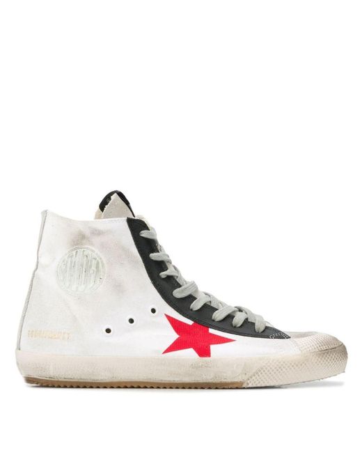 golden goose white high tops