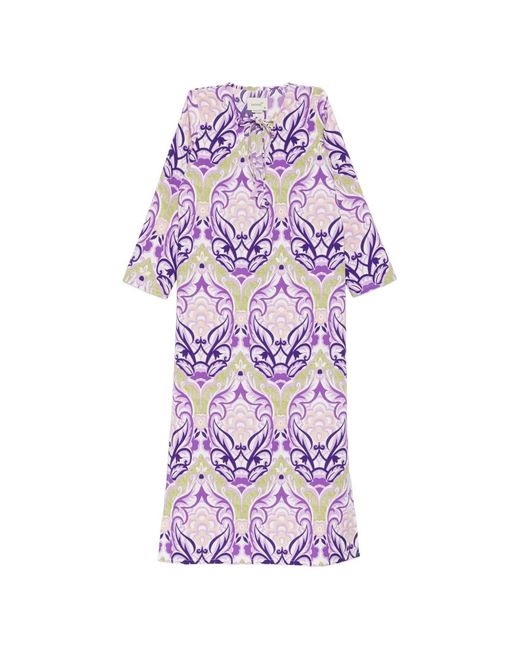 Bambah Purple Aria Dress