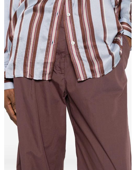 Diega Purple Pleated Trousers