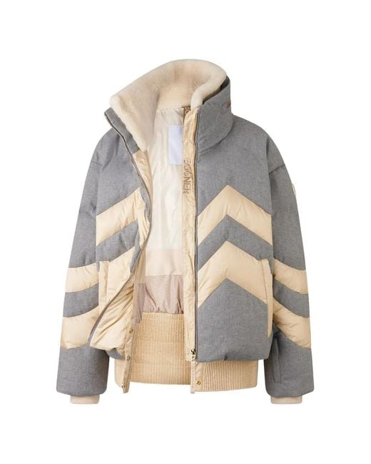 Bogner Gray Doudoune Valea À Chevrons