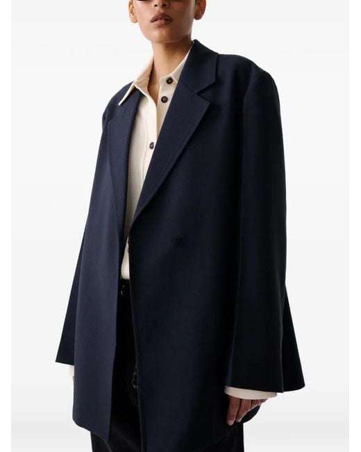 Studio Nicholson Blue Araz Notch-Lapels Jacket