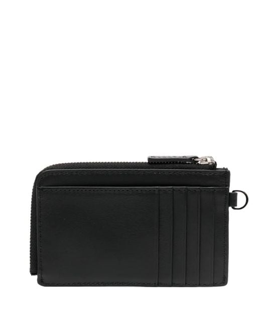 Agnes B. Black Leather Wallet for men