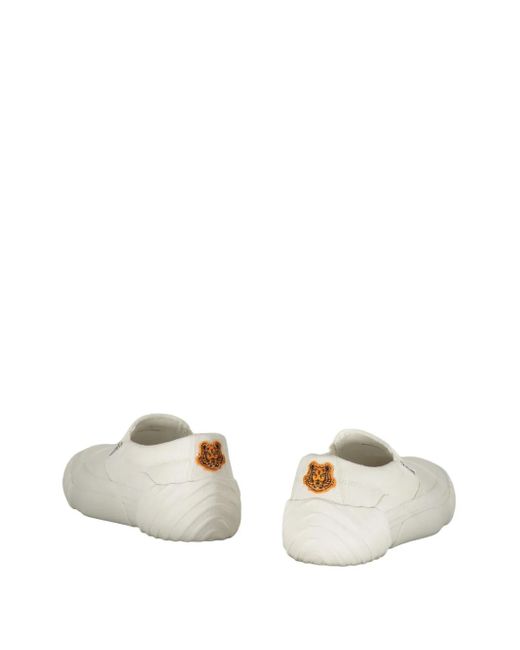 KENZO White Tiger Crest Sneakers