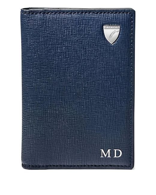 Aspinal Kartenetui Mit Shield-Schild in Blue für Herren