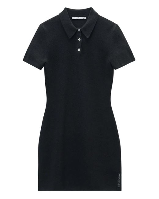 Alexander Wang Black Polo Dress