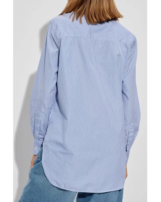 Officine Generale ストライプ シャツ Blue