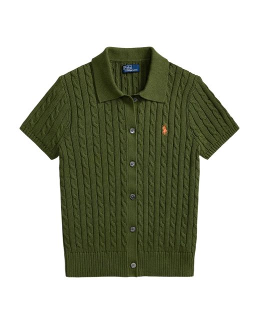 Polo Ralph Lauren ケーブルニット カーディガン Green