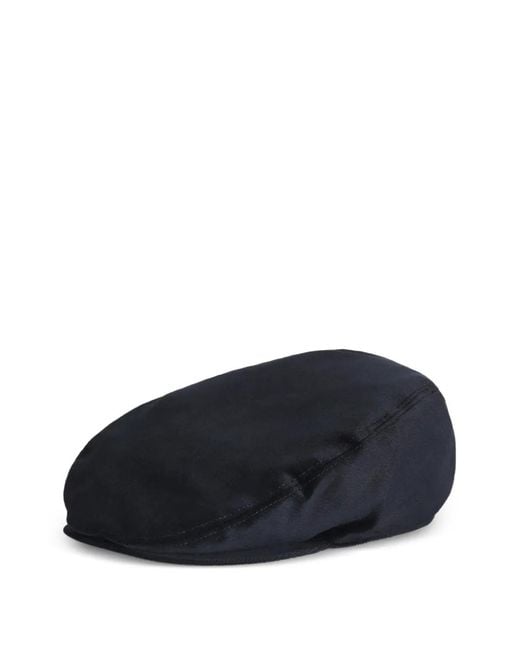 Dolce & Gabbana Blue Velvet Flat Cap for men