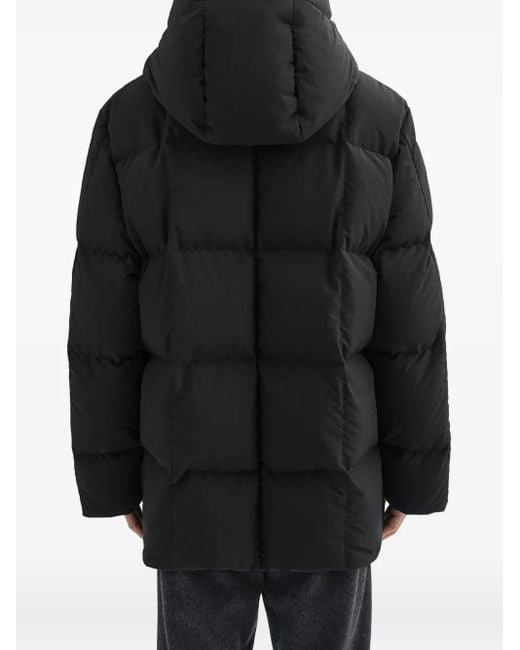 Jil Sander Black Quilted Down Jacket for men