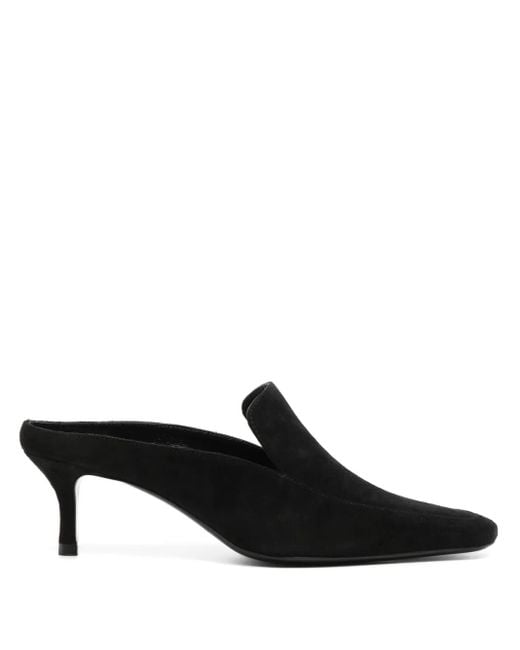 Rejina Pyo Black Kitten Mules 60Mm