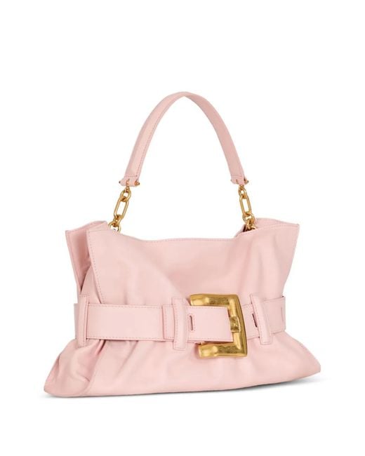Balmain Pink Medium Anthem Bag