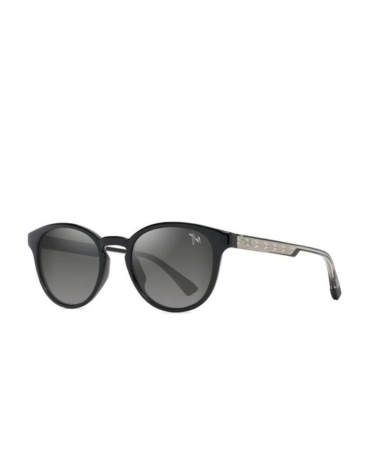 Maui Jim Metallic Hiehie Oval-Frame Sunglasses