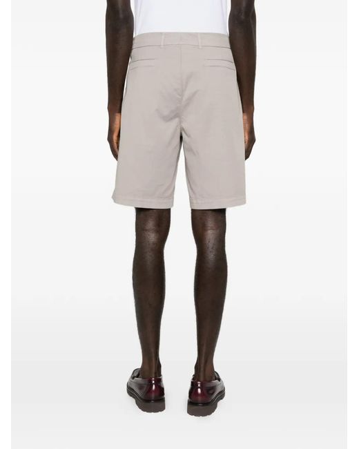 Pantalones Cortos Con Botones Brunello Cucinelli de hombre de color Gray