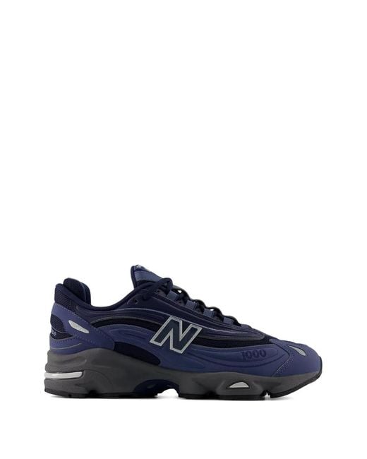New Balance Blue 1000 Logo-Detail Sneakers