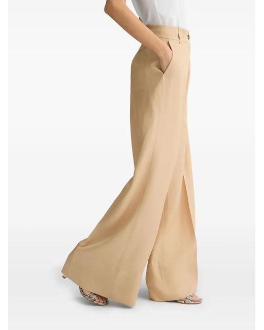 Liu Jo Natural Wide-Leg Trousers