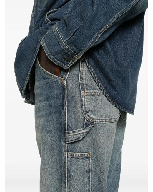 Carhartt Blue Single Knee Jeans for men