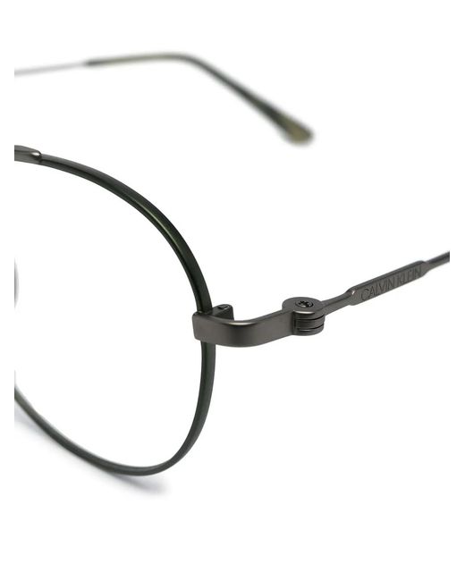 Calvin Klein Green Ck19151 Round-Frame Glasses for men