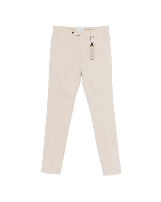 Manuel Ritz White Pantalon À Coupe Slim for men