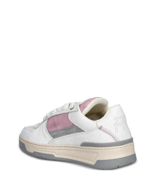 Filling Pieces White Cruiser Stride Perforated Mesh Panel Sneakers