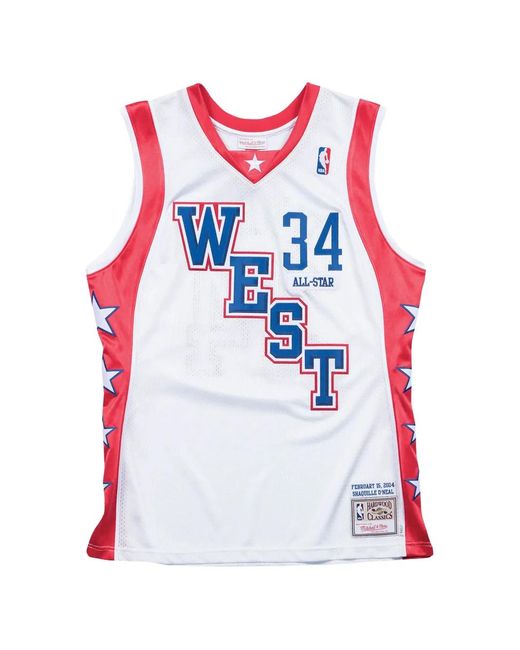Mitchell & Ness White Nba West All Star 2004 Vest for men