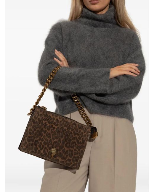 Kurt Geiger Brown Kensington Puff Tote Bag