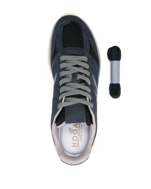 Sneakers H665 con inserti di Hogan in Blue da Uomo