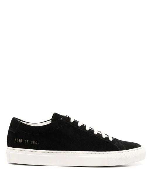 Common Projects Black Achilles Low-Top Sneakers