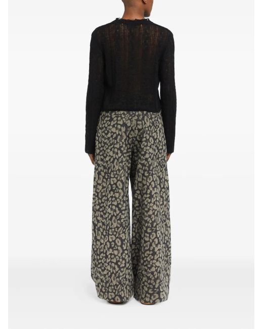 Maglione Con Scollo A V di Alanui in Black