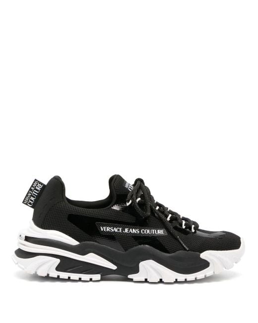 Versace Sneakers mit Logo-Print in Black für Herren