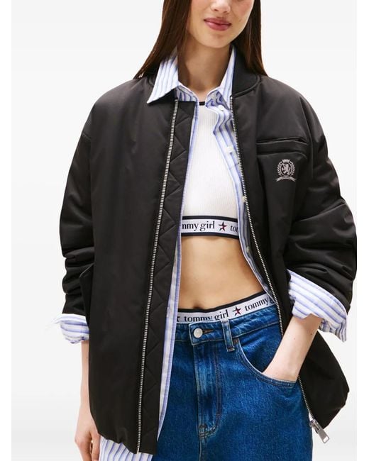 Tommy Hilfiger Black Zip-Fastening Jacket