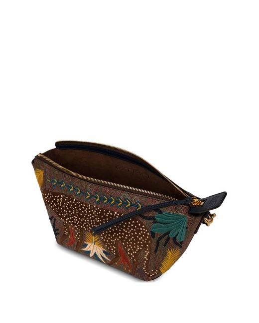 Etro Brown Mini X Tabby Booth Arnica Crossbody Bag