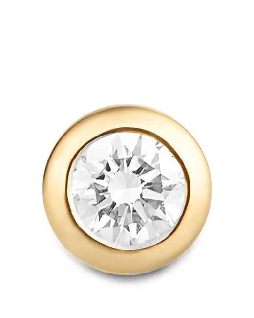 COURBET Metallic Origine Diamond Mono Stud Earrings