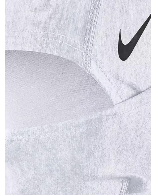 Nike White Pro Hyperwarm Logo Hood