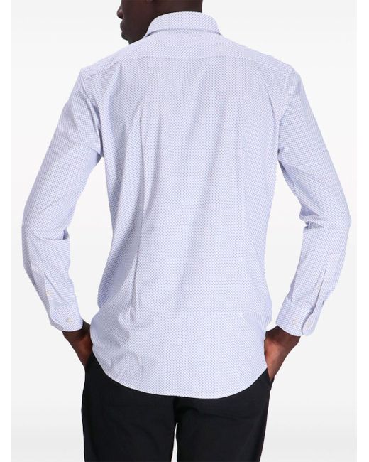 Boss Blue P-hank Long-sleeve Shirt for men
