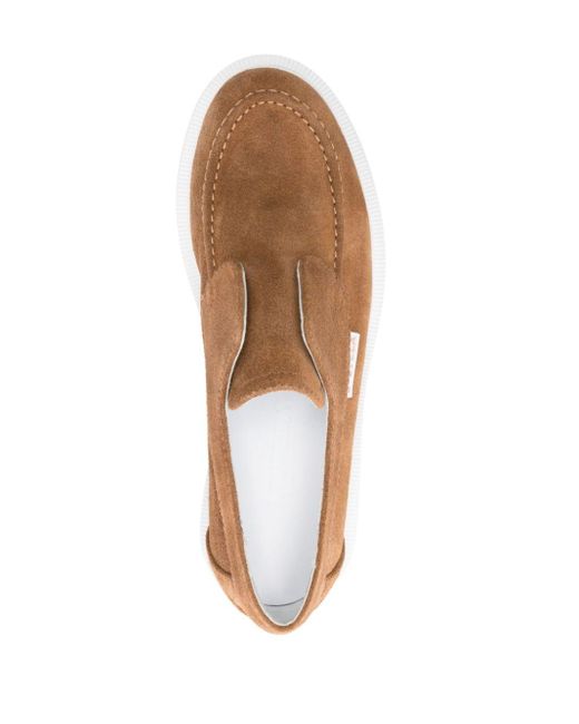 Le Silla Yacht Suède Loafers in het Brown