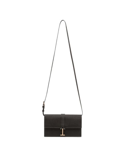 Tom Ford Black T-Clasp Wallet