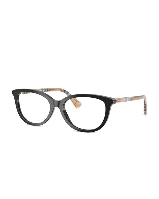Burberry Black Check-Pattern Frames